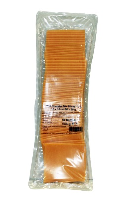 Red cheddar cheese slices 1000g